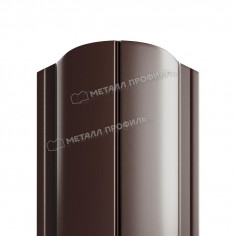 Штакетник металлический МП ELLIPSE-O 19х126 NormanMP (ПЭ-01-RR32-0.5)