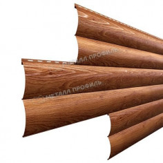Сайдинг МП Woodstock-Т-28х330 (ECOSTEEL_T-01-ЗолотойДуб-0.5)