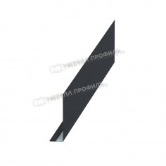 Планка карнизного свеса 250х50х2000 (VALORI-20-Grey-0.5)