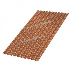 Профилированный лист С-21x1000-A (ECOSTEEL-01-Кирпич-0,5)