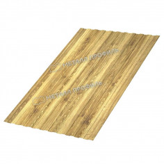 Профилированный лист С-8x1150-A (ECOSTEEL_T-01-ЗолотойДуб-0,5)