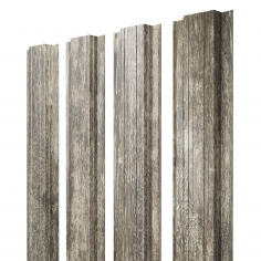 Штакетник Прямоугольный с прямым резом 0,45 Print Elite Nordic Wood TwinColor