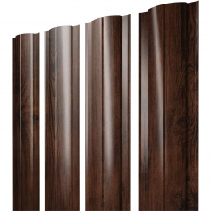 Штакетник Круглый с прямым резом 0,45 Print Elite Cherry Wood TwinColor
