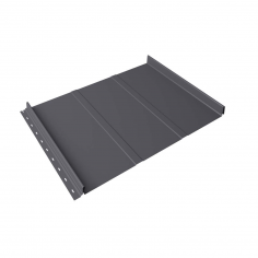 Кликфальц Line Grand Line 0,45 Drap TX с пленкой на замках RAL 7004 сигнальный серый