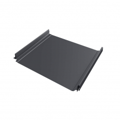 Кликфальц Pro Grand Line 0,45 Drap TwinColor с пленкой на замках RAL 7024 мокрый асфальт