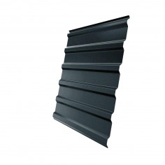 Профнастил C20R Grand Line 0,5 GreenCoat Pural BT, matt RR2H3 (RAL 7016 антрацитово-серый)