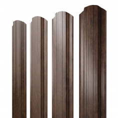 Штакетник Прямоугольный фигурный 0,45 Print-Double Elite Antique Wood