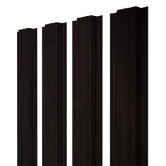 Штакетник Прямоугольный с прямым резом 0,45 Print Elite Coffee Wood Blesk TwinColor