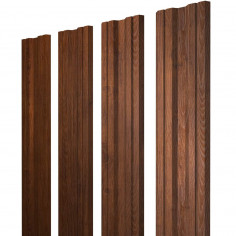 Штакетник Twin с прямым резом 0,45 Print Premium Golden Wood Fresh Twin с прямым резомColor