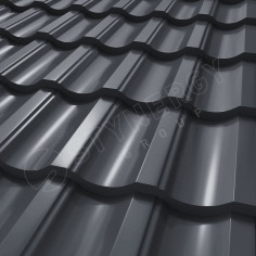 Металлочерепица Garda Rooftop Кашемир® RAL 7024 0.50