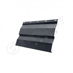 Сайдинг Корабельная доска Стальной Бархат® RAL 7024 0.50