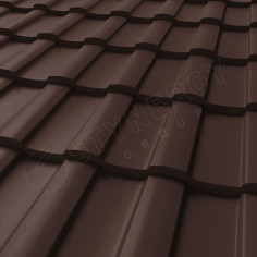 Металлочерепица Stella CORUNDUM50® матовый RAL 8017 0.50